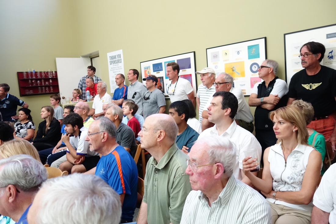 Kiva Club Open, Sept. 20, 2015. The final attracted a large and appreciative crowd to the Kiva Club.