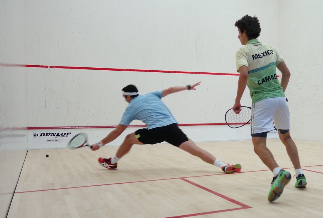 Kiva Club Open, Sept. 20, 2015. Chris Hanson, left, beat Jesus Camacho in four games to win the tournament.