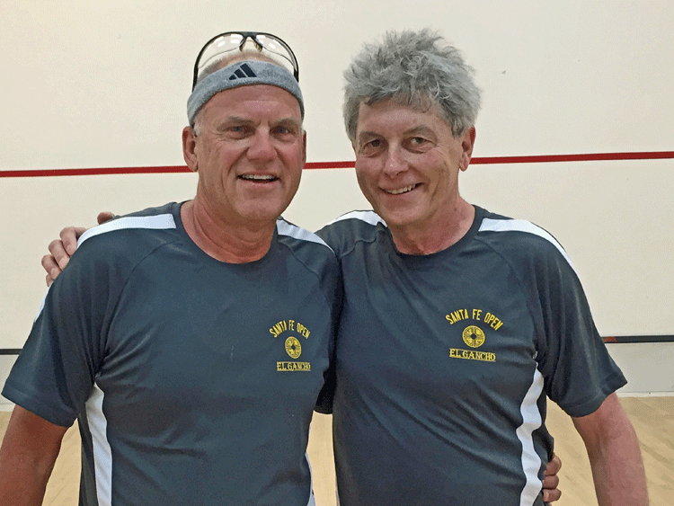 Randy Sjue and Michael Munson at the 2016 Santa Fe Open at El Gancho.